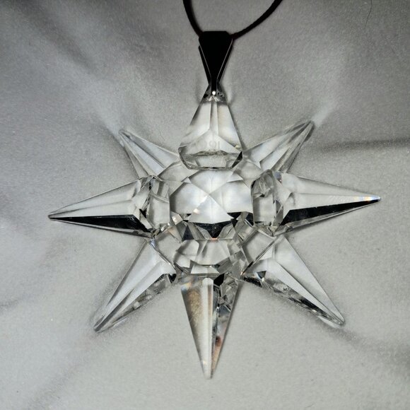 Swarovski 1991 Christmas Ornament 1st Year Release North America Version COA EUC - Picture 10 of 16